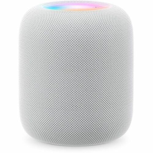 Apple HomePod Bluetooth Smart Speaker - Siri, Apple HomeKit Supported - White - Dolby Atmos - Wireless LAN