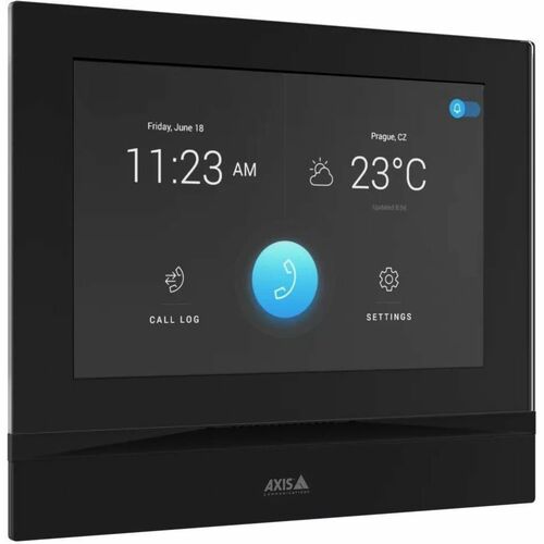 AXIS I5304 17,8 cm (7 Zoll) Funkstation mit Monitor (Zweitmonitor) - TAA-konform - Touchscreen LCD - Full-duplex - Plastik