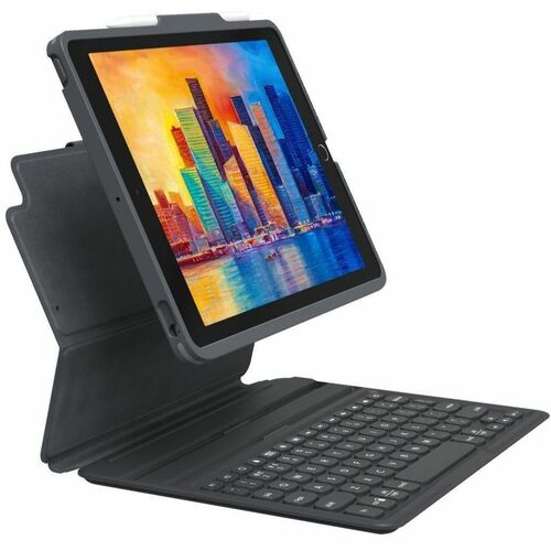 ZAGG Pro Keys Tastatur/Cover für 27,7 cm (10,9 Zoll) Apple iPad (10. Generation) Tablet - Schwarz, Grau - Polycarbonat Kör