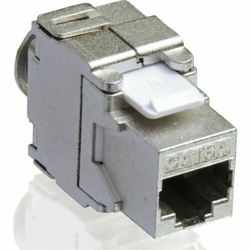 Value Network Connector - 1 x RJ-45 Keystone - Female - Shielding - Silver