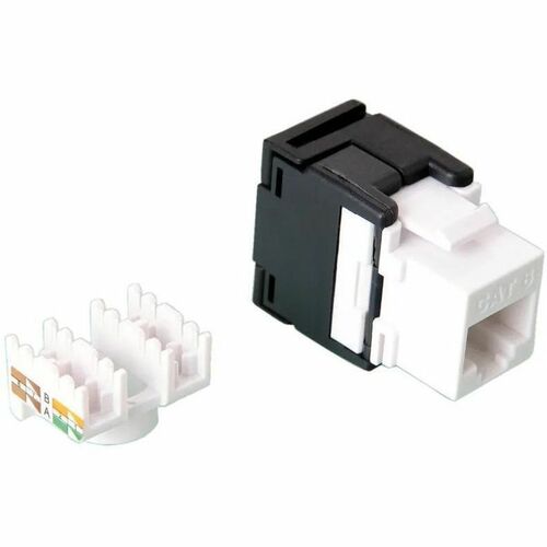 Value Network Connector - 1 x RJ-45 Keystone - Female - White