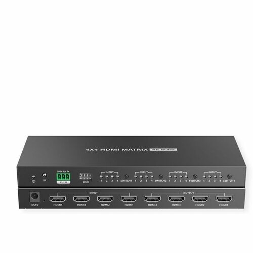 Value Audio/Video Switchbox - Cable - 4096 x 2160 - 4K - 2160p - 4 Input Device - 4 Display - Computer, Display, Monitor, 