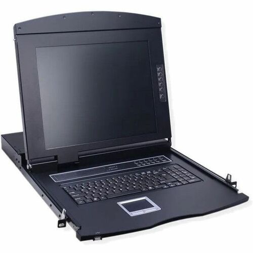 Value LCD Rack Console - Black - 43.2 cm (17") LCD - 1280 x 1024USBVGA - Keyboard - TouchPad - 1U High