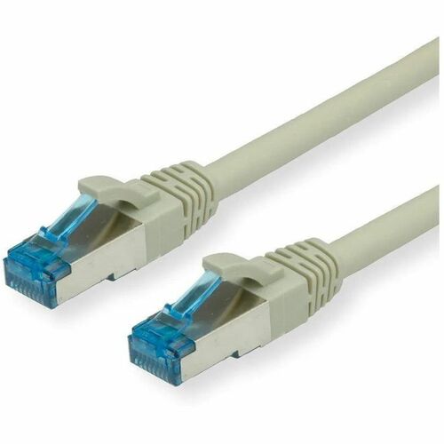 Roline 2 m Kategorie 6a Netzwerkkabel - Cable for Netzwerkgerät - 10 Gbit/s - Patchkabel - Abschirmung - LSOH - 27 AWG - Grau