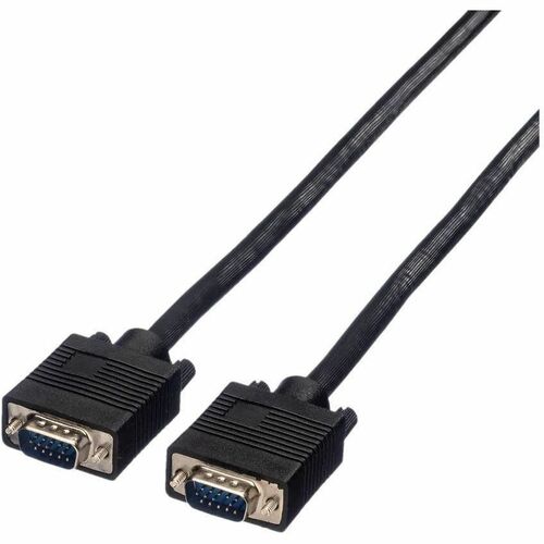 Value 3 m VGA Videokabel - Cable for Videogerät, Monitor, Grafikkarte, Splitter, Verstärker - Abschirmung - 28 AWG - Schwarz