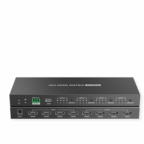 Value Audio/Video-Schalter - Kabel - 4096 x 2160 - 4K - 2160p - 4 Eingabegerät - 4 Display - Computer, Display, Monitor, N