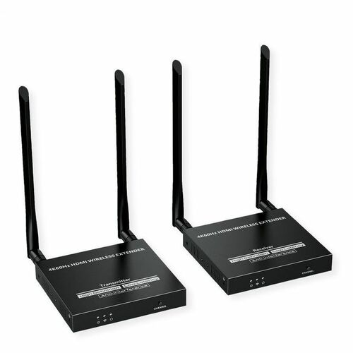 Value Video-Extender-Transmitter/Receiver - Kabellos - 1 Eingabegerät - 2 Ausgabegerät - 50 m Reichweite - 2 x USB - 1 x H