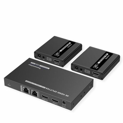 Value Video-Extender-Transmitter/Receiver - Verkabelt - 1 Eingabegerät - 1 Ausgabegerät - 40 m Reichweite - 4 x Netzwerk (