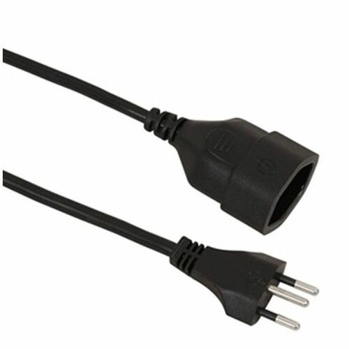 Value Verlängerungskabel - 10 m - Schweiz, Liechtenstein - Typ J / Typ J - 230 V AC / 10 A - Schwarz