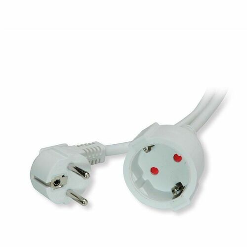 Value Verlängerungskabel - 3 m - Deutschland, Österreich, Niederlande - CEE 7/7 / CEE 7/3 - 250 V AC / 16 A, 230 V AC - Weiß