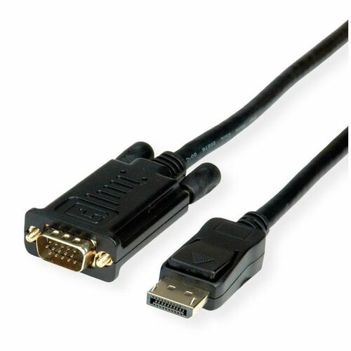 Value 3 m DisplayPort/VGA Videokabel - Cable for Monitor, Grafikkarte, Videogerät - Unterstützt bis zu1080, 1920 x 1080, 1