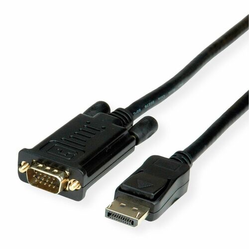 Value 3 m DisplayPort/VGA Videokabel - Cable for Monitor, Grafikkarte, Videogerät - Unterstützt bis zu1080, 1920 x 1080, 1