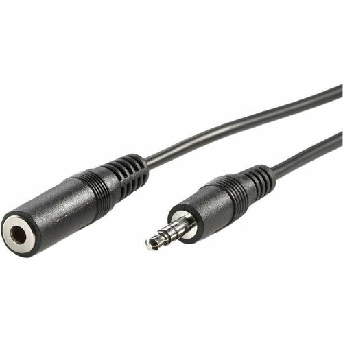 Value 2 m Klinke Audiokabel - Cable for Audiogerät - Verlängerungskabel - Schwarz