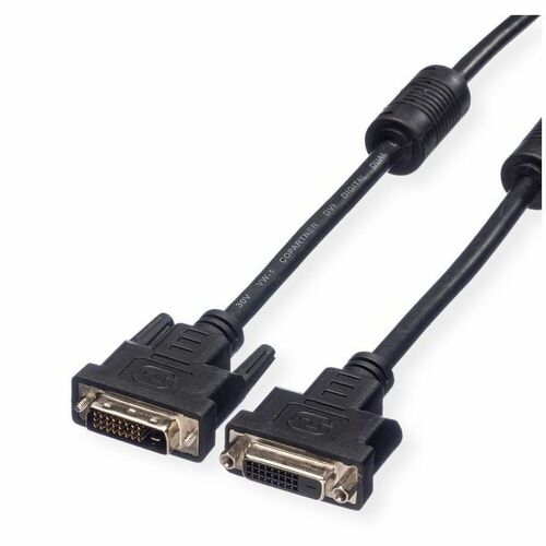 Value 3 m DVI-D Videokabel - Cable for Monitor, Grafikkarte, Videogerät - Verlängerungskabel - Unterstützt bis zu1920 x 12