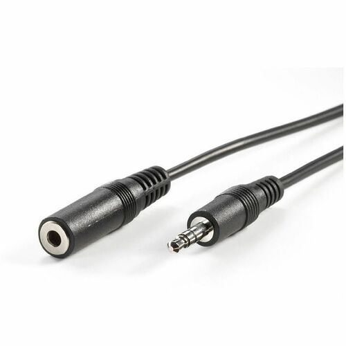 Value 10 m Klinke Audiokabel - Cable for Audiogerät - Verlängerungskabel - Schwarz