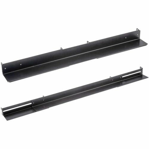Value Rackschiene für Schrank - Schwarz - 90 kg Maximale Gewichtskapazität