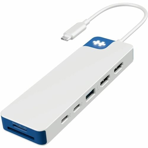 Hyper HyperDrive HD4103BUGL USB Type C Docking Station for Monitor, Desktop PC, Notebook, Tablet, Keyboard, Flash Drive - 