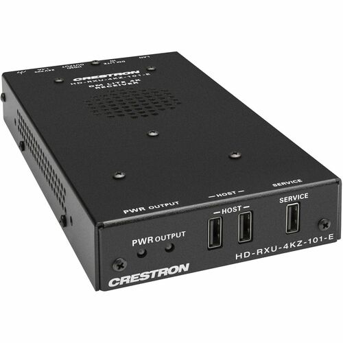 Crestron DM Lite HD-RXU-4KZ-101-E Recetor extensor de vídeo - Com fios - 70,10 m Alcance - 2 x Rede (RJ-45) - 3 x USB - 1 