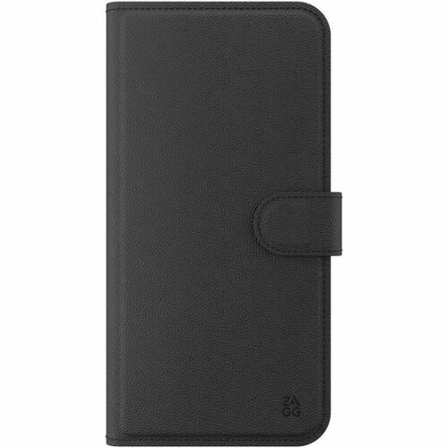 ZAGG Tasche (Folie) Samsung Galaxy S24+ Smartphone - Schwarz - Kunstleder Körper - Sturzsicher, Resistent gegen Fingerabdr