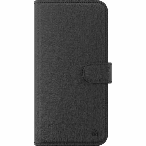 ZAGG Tasche (Folie) Samsung Galaxy S24 Smartphone - Schwarz - Kunstleder Körper - Sturzsicher, Resistent gegen Fingerabdrü