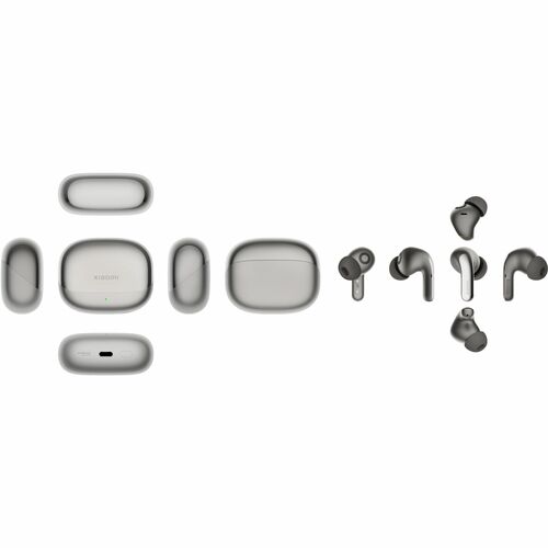 Xiaomi Buds 5 Pro M2437E1 True Wireless Earbud Stereo Earset - Titanium Grey - Binaural - In-ear - 1000 cm - Bluetooth - 1