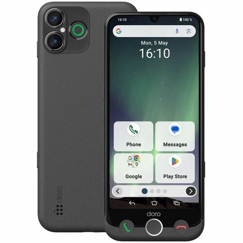 Smartphone Doro Aurora A30 DSB-0560 128 Go - Écran - Écran 15,5 cm (6,1") LCD 1560 x 720 - Octa-core (8 Core) 2 GHz - 6 Go