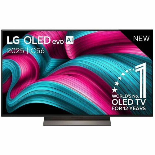 LG evo C5 OLED48C56LB 121.9 cm Smart OLED TV - 4K UHDTV - webOS 25 - Dolby Atmos, AI Sound, Dolby Digital