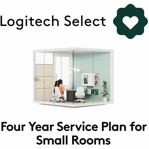 Logitech Select for Small Rooms - 4 anni - Servizio - 24 x 7 - On-site - Exchange