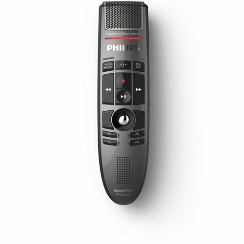 Philips SpeechMike Premium LFH3500 Digital Voice Recorder - [Built-in] Microphone, Speaker, Motion Sensor - Electret Micro