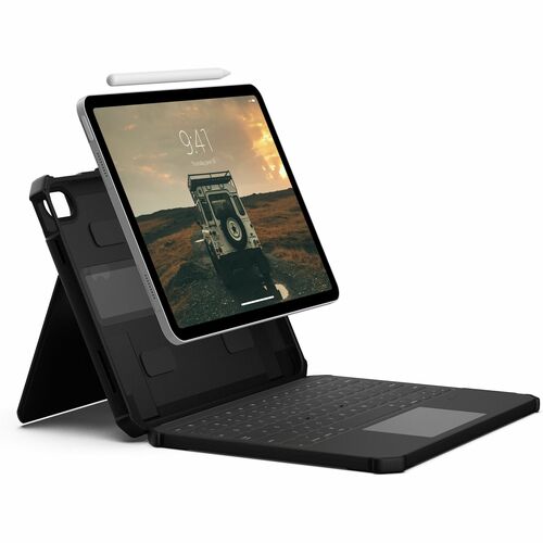 Urban Armor Gear Rugged Keyboard/Cover Case (Folio) for 27.9 cm (11") Apple iPad 11 (2025) Tablet - Black - Spill Proof, S