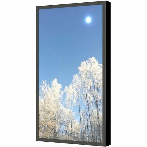 Wall Casing 55", Portrait, Polycarbonate protection - Black