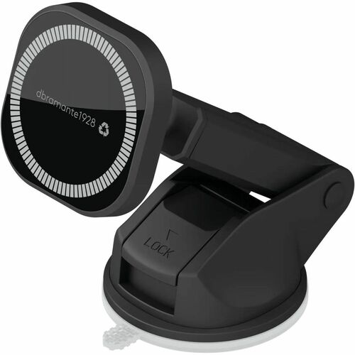 dbramante1928 ApS re-charge Car, Smartphone SmartPhone Holder - 60 mm x 210 mm x 60 mm x - Recycled Plastic - Black - Suct