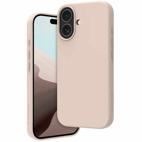 dbramante1928 ApS Roskilde Case for Apple iPhone 17 Smartphone - Pink Sand - Soft-touch - Stain Resistant, Scratch Resista