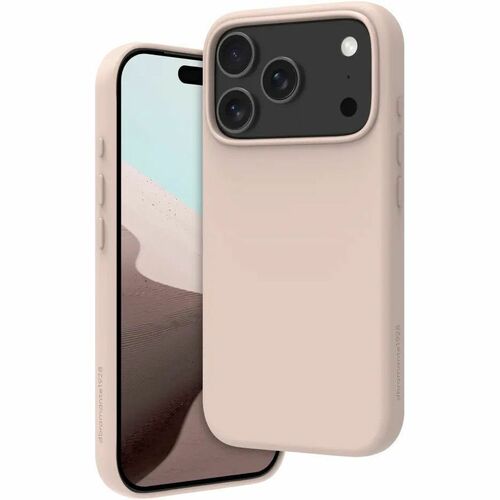 dbramante1928 ApS Roskilde Case for Apple iPhone 17 Pro Smartphone - Pink Sand - Soft-touch - Stain Resistant, Scratch Res