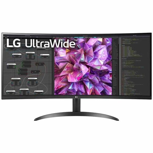 LG Ultrawide 34WQ60C-B 34" (86.4 cm) Class UW-QHD Curved Screen LCD Monitor - 21:9 - 34" (86.4 cm) Viewable - In-plane Swi