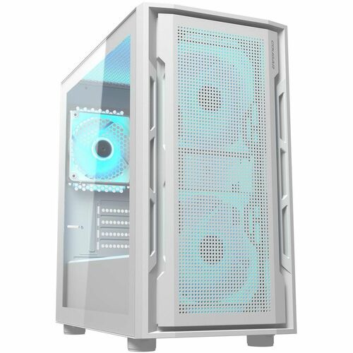 COUGAR Uniface Mini RGB CGR-55C9W-RGB Gabinete para computadora gamer - Mini ITX, Micro ATX Placa base admitida - Minitorr
