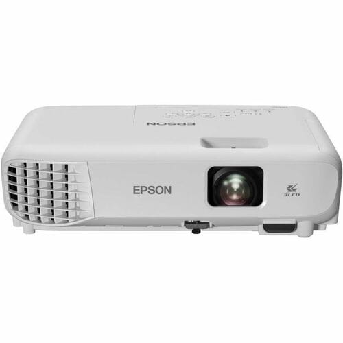 Epson EB-E12 3LCD Projector - 4:3 - 1024 x 768 - Front - 6000 Hour Normal Mode - 12000 Hour Economy Mode - XGA - 15,000:1 