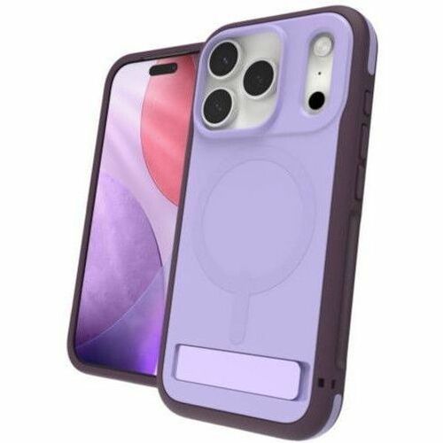 ZAGG Sedona Snap Case for Apple iPhone 17 Pro Smartphone - Dusty Grape - Impact Absorbing, Drop Resistant, Shock Absorbing