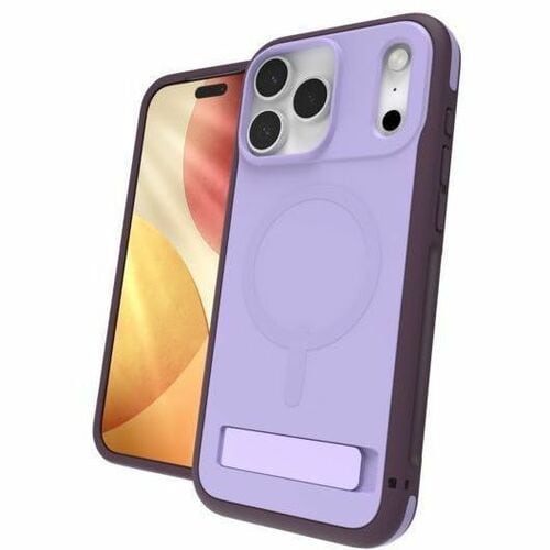 ZAGG Sedona Snap Case for Apple iPhone 17 Pro Max Smartphone - Dusty Grape - Impact Absorbing, Drop Resistant, Shock Absor