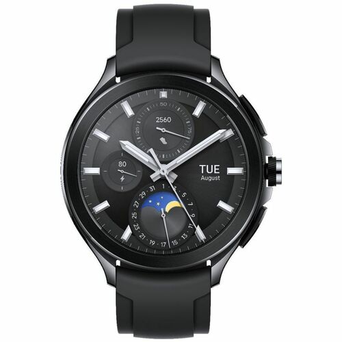 WATCH 2 PRO-4G LTE BLACK CASE-BLACK FLUORRUBR STRAP