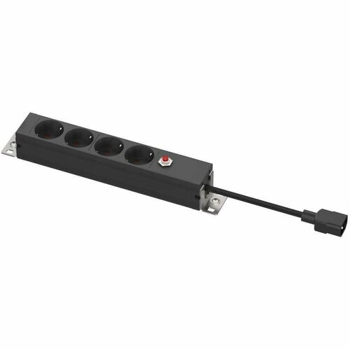 Vogel's A152 Steckdosenleiste - IEC 60320 C14 - 4 x Schuko - 5 m Kabel - 240 V AC Voltage - Schwarz