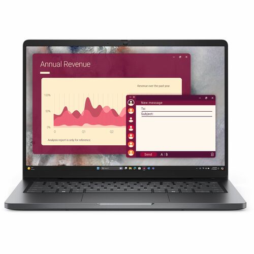 Dell Pro 14 PC14250 14" Notebook - Full HD Plus - Intel Core 5 120U - 16 GB - 512 GB SSD - Black - Intel Chip - 1920 x 120