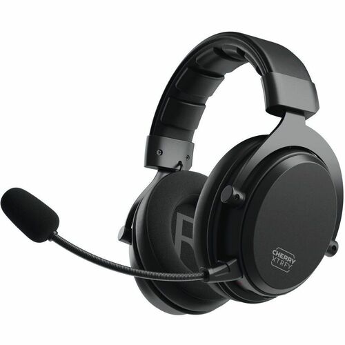 CHERRY XTRFY H3 CX-H3W Wireless Over-the-head, Over-the-ear Stereo Gaming Headset - Black - Binaural - Circumaural - 1005.