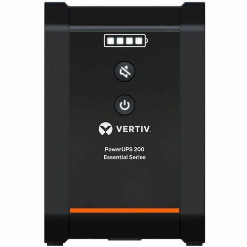 VERTIV PSA6E-600IT-SCH Linha interativa UPS - 600 VA/315 W - Torre - AVR - 1 Minuto Stand-by - 230 V AC, 120 V AC Entrada 