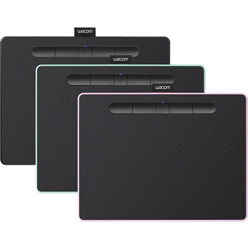 Wacom Intuos S CTL-4100WL Graphics Tablet - 2540 lpi - Wired/Wireless - Berry - Bluetooth - 152 mm x 95 mm Active Area - 4