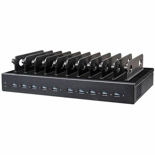 4XEM 10-Port USB-C Desktop Charging Station - 500W Total, 45W Fast Charging per Port - 500 W - 4.90 ft Cable - 120 V AC, 2