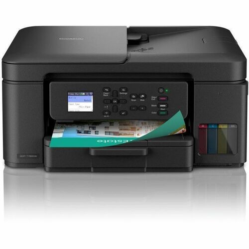 Brother Ink Tank DCP-T780DW Wired & Wireless Inkjet Multifunction Printer - Colour - Copier/Printer/Scanner - 1200 x 6000 