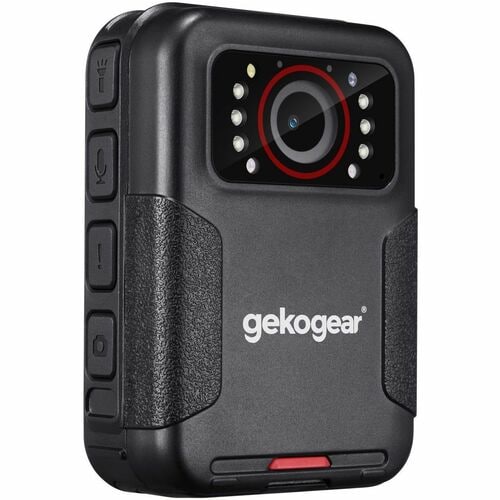 GekoGear Aegis 110 Digital Camcorder - 5.1 cm (2"") LCD Screen - 58 Megapixel Image - MOV, H.264 - 64 GB Hard DriveWearabl