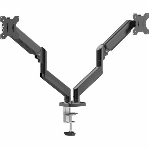 Naceb Brazo de Montaje para Monitor - Negro - Altura ajustable - 2 Pantalla(s) admitidas - 25.4cm a 81.3cm (32") para pant