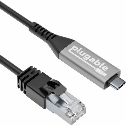Plugable USB C to Ethernet Cable: USBC to RJ45 Ethernet Cord, Directly Connected LAN Gigabit Network Adapter - MacBook Pro
